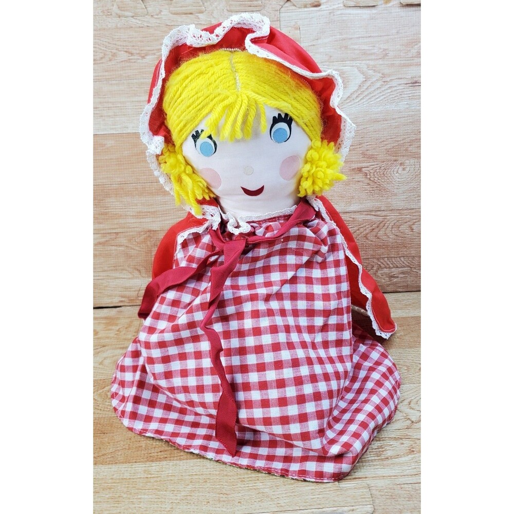 Little Red Riding Hood Grandma Big Bad Wolf Flip Topsy Turvy 14" Plush Doll